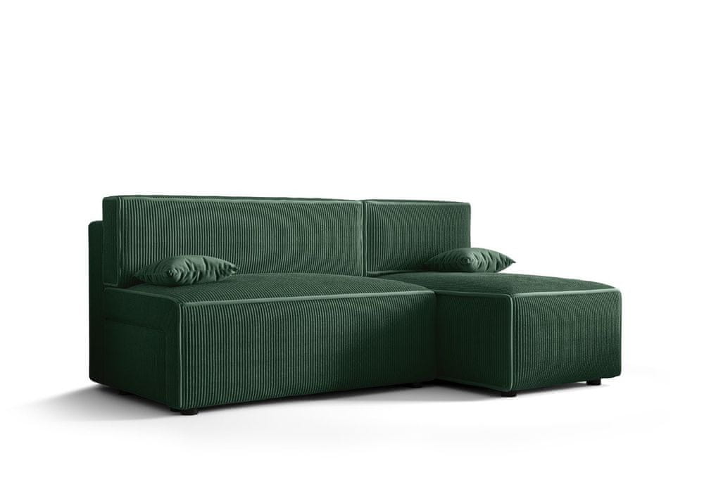 Veneti Pohodlná sedačka s úložným priestorom RADANA - zelená